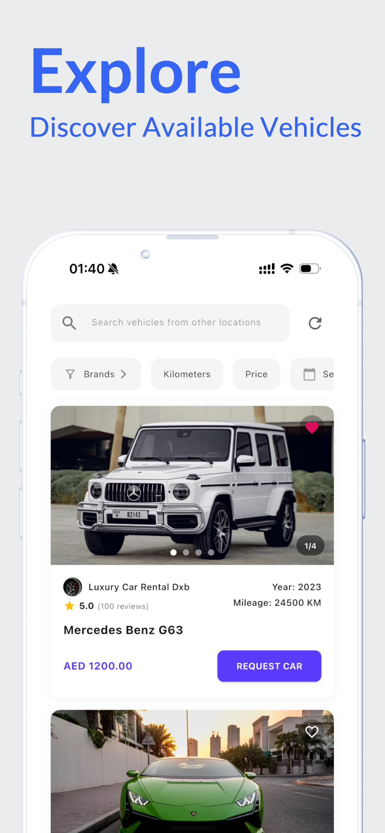 Explore - Discover Available Vehicles